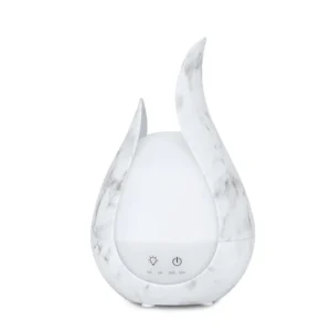 Umidificador Mini Elegante 200ml com Luz LED e Difusor de Aroma - 261 pedra mármore