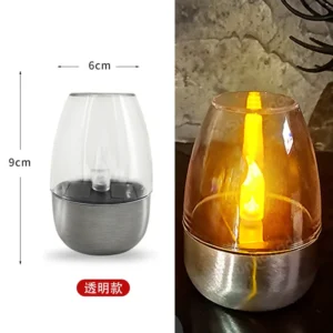 Velas LED Solares para Jardim e Varanda - Decoração à Prova d'Água - 1 UNIDADE