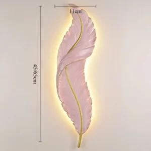 Lâmpada de Parede Moderna em Resina LED - Decoração Elegante para Sua Casa