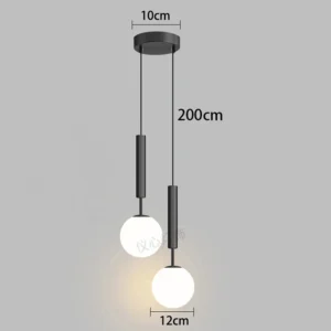 Luz Pendente LED Moderna para Decoração de Interiores - 1 Peça