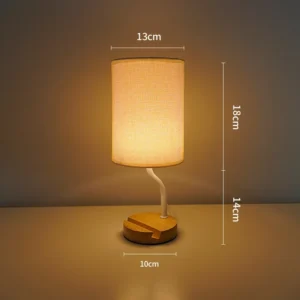 Candeeiro de Mesa Nórdico com Controle Remoto - Luz Noturna Criativa - Controle de Tempo