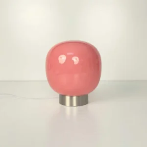 Luminária de Mesa LED Moderna Minimalista para Quarto e Estudo - Rosa