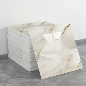 Adesivos 3D Efeito Mármore para Banheiro e Cozinha - 10 Peças - Bege - 10 Peças, Outros