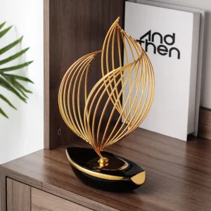 Escultura Minimalista em Cerâmica para Decoração de Ambientes