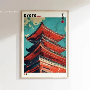 Impressão em Tela Onda de Hokusai - Arte Japonesa Moderna para Decoração