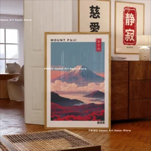 Impressão em Tela Onda de Hokusai - Arte Japonesa Moderna para Decoração