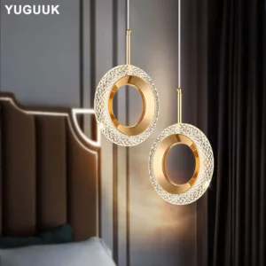 Luminária Pendente Moderna com Luz LED para Decoração de Ambientes