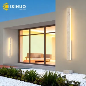 Lâmpada de Parede Externa em Pedra Natural para Jardim - IP65