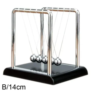 Berço de Newton com Bolas - Brinquedo Educativo para Crianças - 14cm
