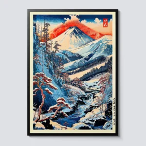 Quadro de Arte Abstrata de Rua em Tóquio para Decoração Moderna