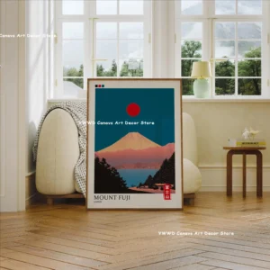 Impressão em Tela Onda de Hokusai - Arte Japonesa Moderna para Decoração