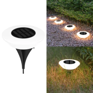 Luz Solar LED para Jardim e Gramado - 14 LEDs à Prova d'Água - Luz Quente 1PC