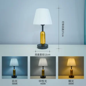 Lâmpada de Mesa Retro com Controle Remoto - Iluminação Criativa