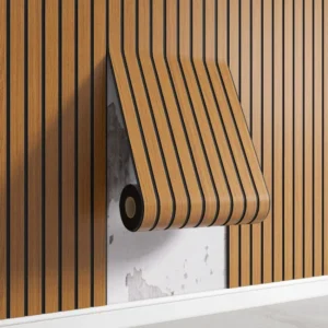 Papel de Parede 3D Texturizado Autoadesivo à Prova d'Água - Cor 6, 40cm x 3m