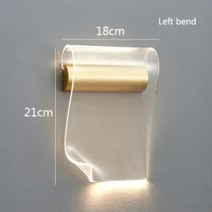 Luminária de Parede Moderna em Acrílico - Design Céu Livro