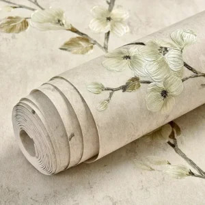 Papel de Parede 3D Floral para Decoração de Ambientes - Modelo A3