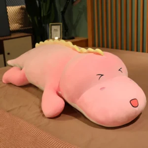 Boneca de Pelúcia Dinossauro 80cm - Presente Perfeito para Crianças - 80cm, ROSA