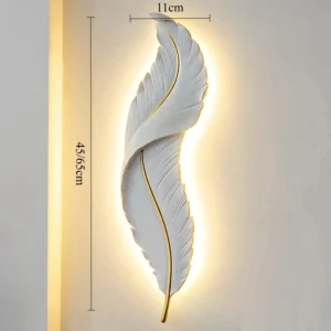 Lâmpada de Parede Moderna em Resina LED - Decoração Elegante para Sua Casa