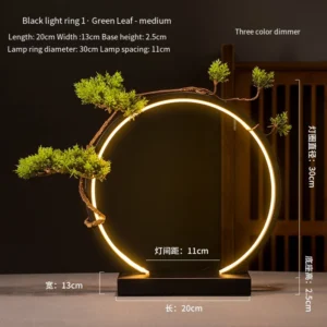 Anel de Luz LED Decorativo com Alimentação USB - Luz Noturna Criativa - A