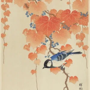 Impressão em Tela do Monte Fuji com Flores de Cerejeira - Decoração Moderna