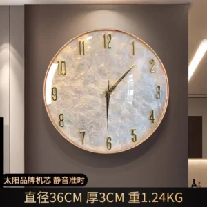 Relógio de Parede Minimalista Moderno para Decoração de Casa - 36CM