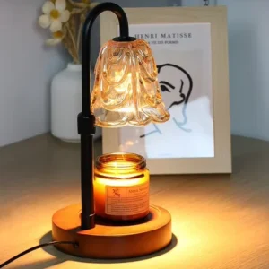 Lâmpada Aquecedora de Velas Vintage com Temporizador e Dimmer