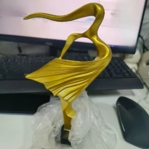 Escultura Abstrata de Dançarina em Resina para Decoração de Ambientes - Modelo C, G