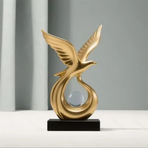 Ornamento de Resina Moderno para Decoração de Casa e Escritório