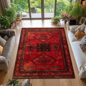 Tapete Antiderrapante Boêmio Estilo Marroquino para Sala e Jantar - Cor 3, 40x120cm