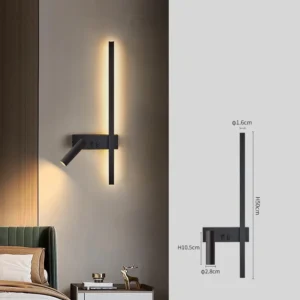 Lâmpada de Parede Nórdica Moderna LED para Sala e Quarto