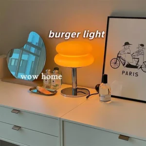 Abajur Decorativo Retro de Vidro para Quarto - Estilo Nórdico