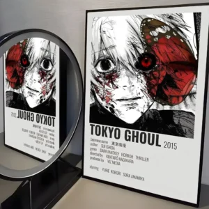 Pôster Anime Tokyo Ghoul em Lona - Decoração Moderna para sua Casa