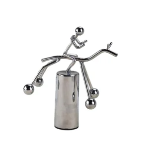 Bola de Equilíbrio de Metal - Decoração Criativa para Mesa