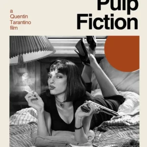 Pintura em Tela Retro de Filmes Clássicos para Decoração de Casa