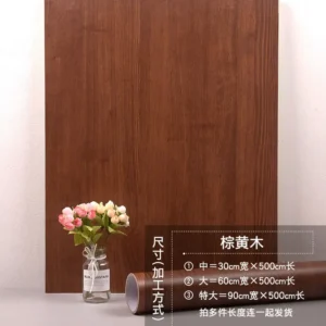 Papel de Parede Adesivo Madeira Impermeável 90cm - Decoração Moderna - Cor 13