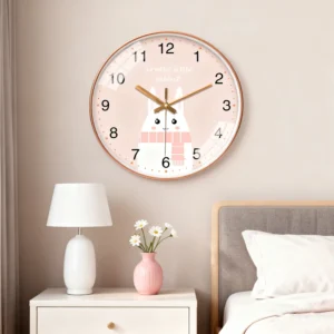 Relógio de Parede Infantil com Design de Animais - Silencioso e Colorido