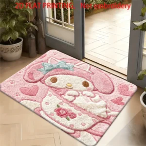 Tapete de Porta My Melody em Poliéster - Macio e Moderno