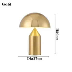 Abajur de Mesa Moderno em Formato de Cogumelo - Decoração Nórdica - Plugue US