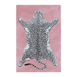 Tapete Geométrico de Pelúcia Antiderrapante para Sala e Quarto - Modelo A, tamanho personalizado