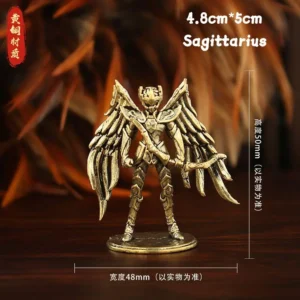 Conjunto de Mini Figuras de Anime Golden Gold Saints - Estátuas Decorativas - Sagitário