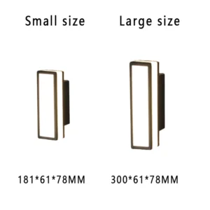 Lâmpada de Parede LED Moderna à Prova d'Água para Interior e Exterior