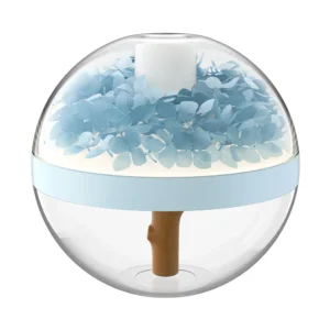 Umidificador de Ar Ultrassônico com Luz LED Colorida - 270ml - Azul