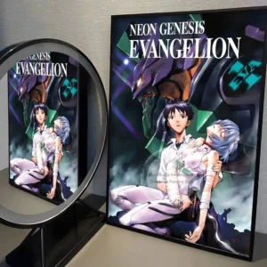 Pôster Anime Neon Genesis Evangelion para Decoração de Parede - Modelo 6, Sem Moldura A3 30x42cm
