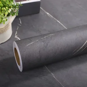 Papel de Parede Adesivo PVC Fosco com Padrão Mármore - Efeito Rocha