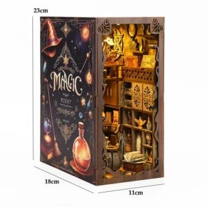 Kit de Montagem de Miniatura de Casa de Bonecas com Luz LED - BV02-006