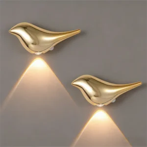 Lâmpada Inteligente Minimalista com Sensor de Movimento para Animais e Pássaros - 2Pacotes Esquerdo