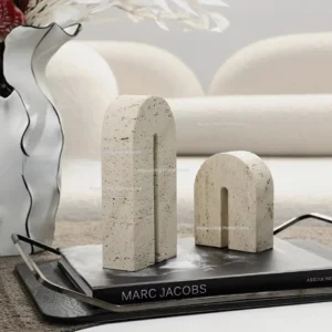 Estatuetas Minimalistas Modernas para Decoração de Escritório e Casa