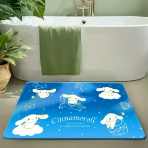 Tapete de Porta My Melody em Poliéster - Macio e Moderno - Cor 4, Tamanho 60x90cm