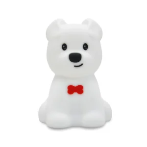 Luz Noturna Coruja LED Recarregável com Controle Remoto 9 Cores