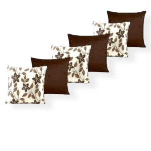 KIT 6 ALMOFADAS LUXO cENCHIMENTO p QUARTO SALA SOFÁ DECORAÇÃO PRONTA - JAC COR 01cTABACO